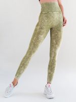 Зелен дамски клин с оформящ ефект и висока талия