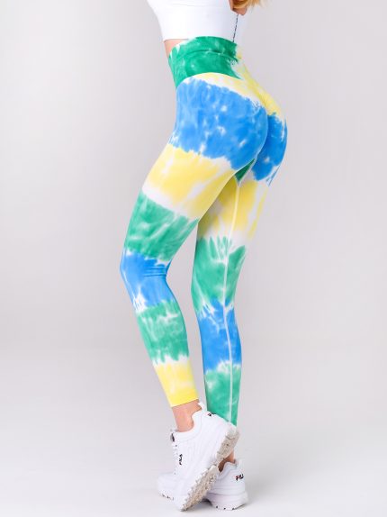 κολάν χωρίς ραφές με μοτίβο με εφέ ανύψωσης