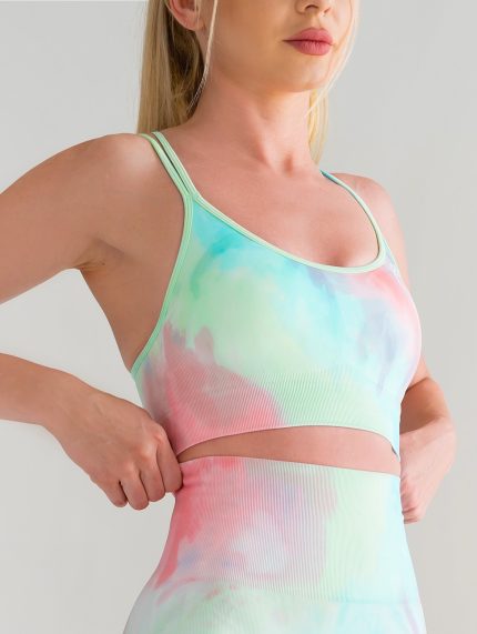 Sutien de sport fără cusături cu căptușeală