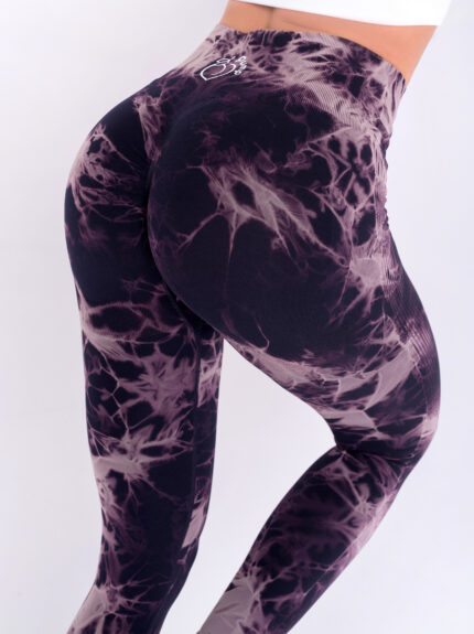 ψηλόμεσο κολάν με μαρμάρινο εφέ που διαμορφώνει και ανασηκώνει τους γλουτούς