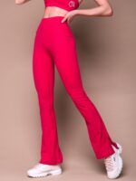 червен клин за спорт и разходка материя рипс